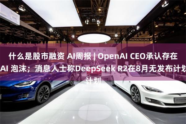什么是股市融资 AI周报 | OpenAI CEO承认存在 AI 泡沫；消息人士称DeepSeek R2在8月无发布计划