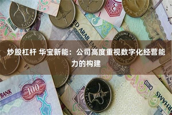 炒股杠杆 华宝新能:公司高度重视数字化经营能力的构建